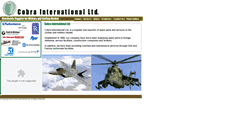 Desktop Screenshot of cobra-intl.com