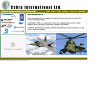 Tablet Screenshot of cobra-intl.com